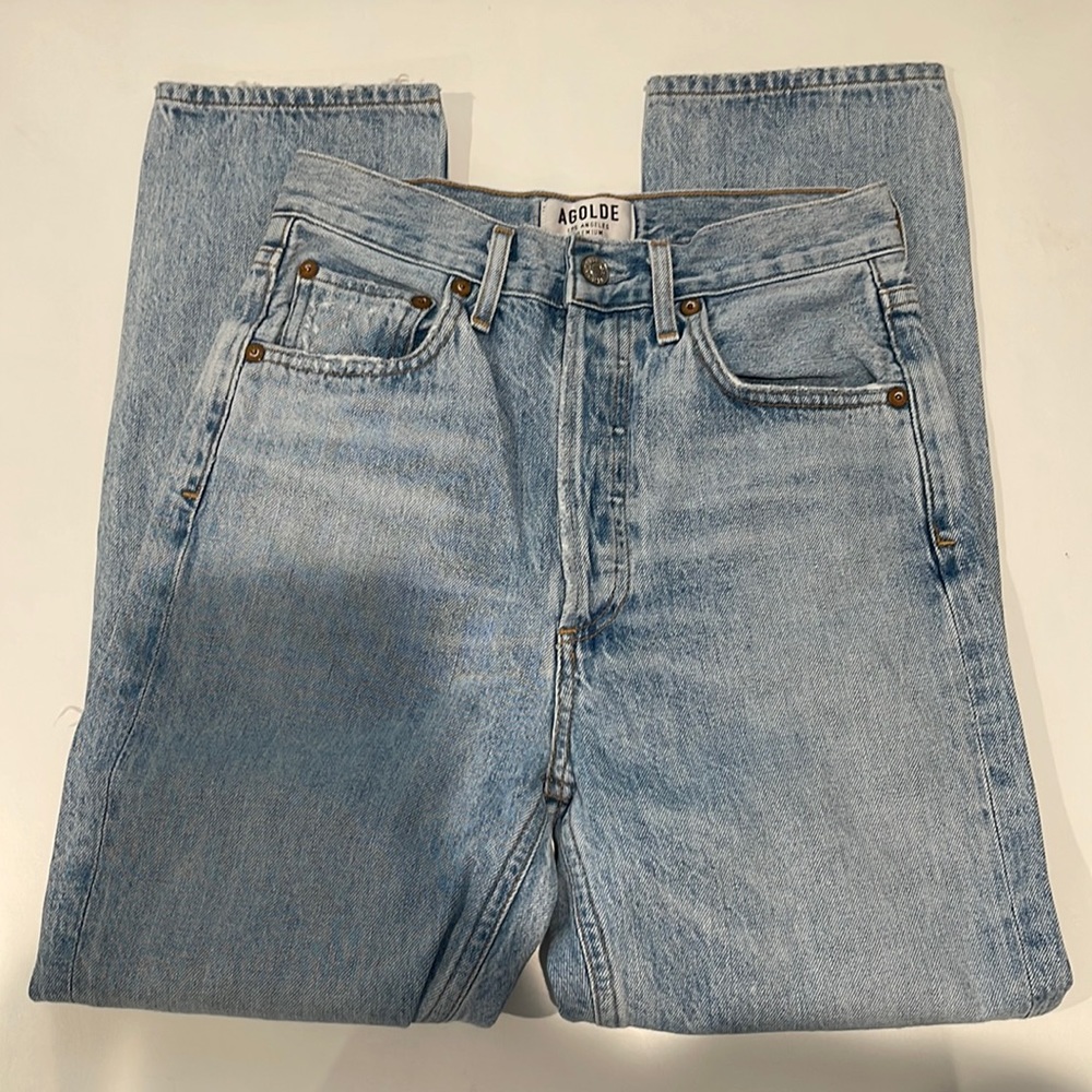 Agolde RILEY Distressed Womens Jeans